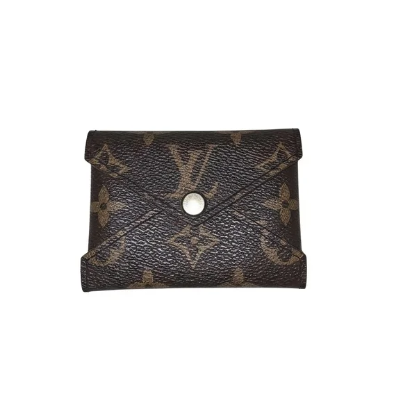 Louis Vuitton Brown and Tan Monogram Card Holder - Picture 1 of 6
